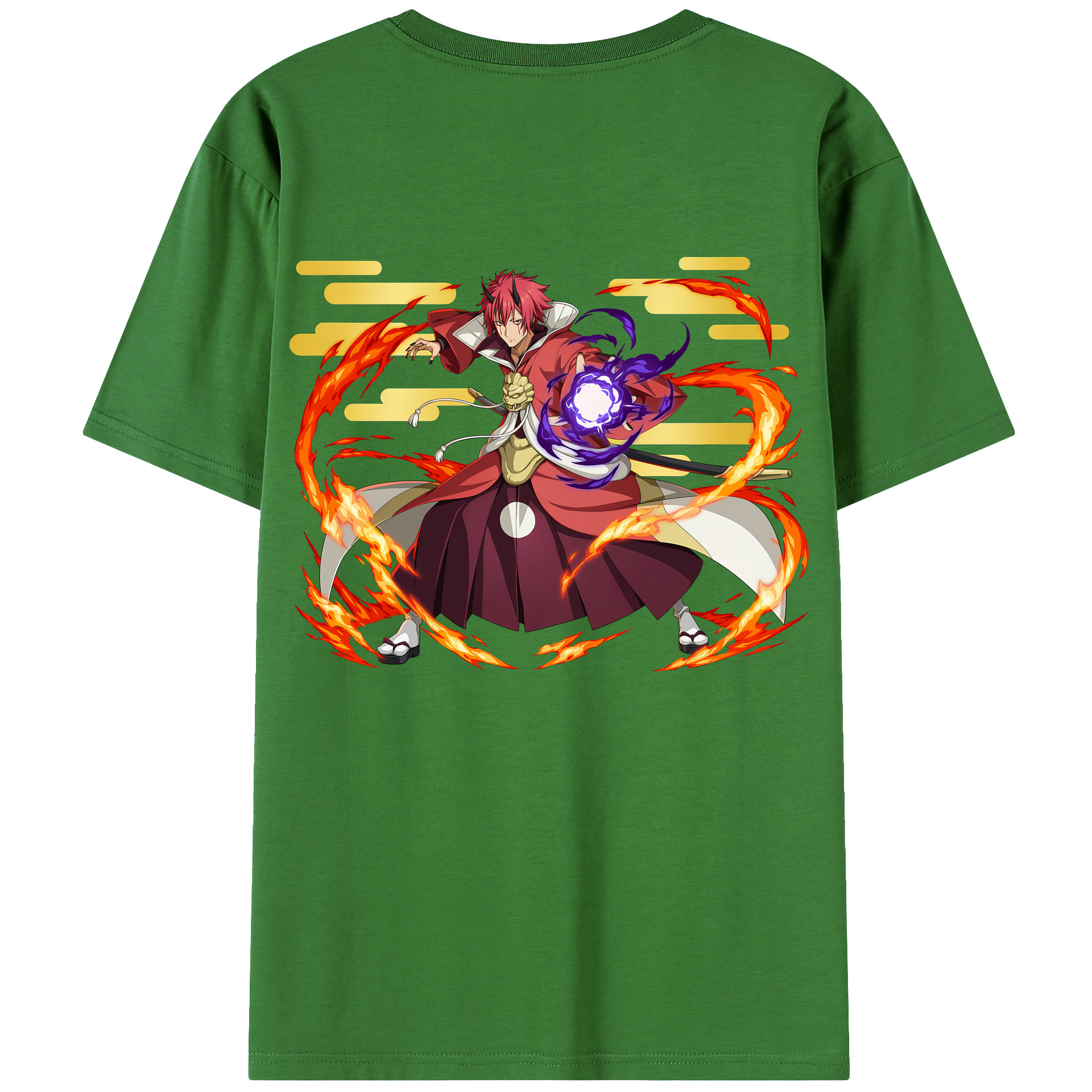 （画像用） 転スラ Regarding Reincarnated to Slime レディース半袖Tシャツ(バックプリント)